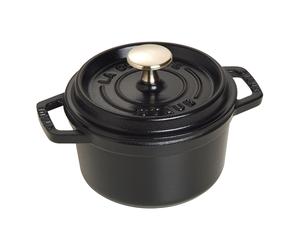 Marmite ronde, noir O 14 cm Staub