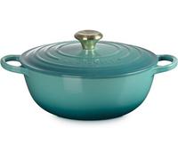 Cocotte Rond 26 cm Le Creuset Fonte 21114260990450 Bleu Riviera