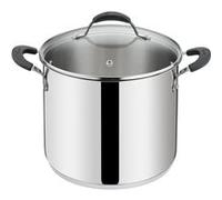 Marmite Tempra avec son couvercle 24 cm en acier inoxydable - Lagostina - Argent - Inox inox G