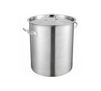 Marmite Traiteur 39,7 L Faitout avec Couvercle et Poignée Diamètre 35 cm Hauteur 41 cm Grand Pot en Acier Inoxydable 18/8 Tous Feu