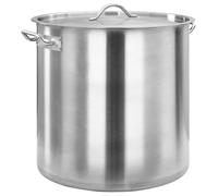 vidaXL Marmite 98 L 50x50 cm Acier inoxydable