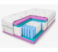 MARPUR Lambada Matelas à ressorts ensachés H3 Aloe Vera Hauteur 15 cm 90 x | Matelas 90 x 200 cm, 7 zones, fabriqué en UE, certifié Öko-Tex