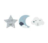 marque Atmosphera, créateur d'intérieur Lot de 3 patères Ciel