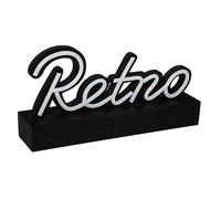 marque Atmosphera, créateur d'intérieur Mot déco lumineux LED rétro noir