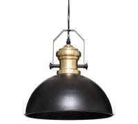 marque Atmosphera, créateur d'intérieur Suspension métal Flower noir D30,5