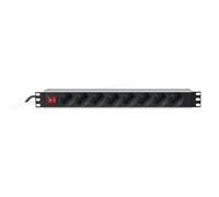 Marque de sécurité et Machpower Modèle Multiprese 8p par Rack 19 8 x 10 A/16 A Schuko Spina Ita