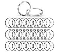 ✮MARQUE FRANCAISE✮-CZ Store®-anneaux de reliure|100PCS+25MM|✮✮GARANTIE A VIE✮✮-anneaux porte n metal pour livre/cahier/scrapbooking/classeur-anneaux articulés pour ecole/loisirs créatifs