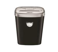 Fellowes Destructeur de documents 53C – Coupe croisée, Sécurité 4, 10 feuilles, 23 L, CD/cartes, Noir