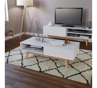 Marque Générique Table basse HOME Blanc