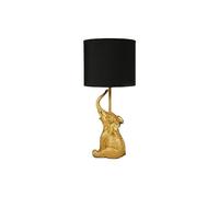 marque Ostaria Lampe éléphant résine dorée