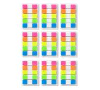 Marque page adhesif transparent 900 pcs onglets signalisation 5 couleurs | Onglets translucides, inscriptibles facilement, repositionnables sans trace, distributeur pratique, pour bureau