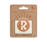 Marque-page en métal Lettres littéraires Lettre R