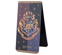Marque-page magnétique Harry Potter avec blason de Poudlard - Pyramid International - Multicolore - Papier cartonné - 1 pièce