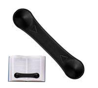 Marque-page magnétique - Presse-page en cuir synthétique marron - Support d'ouvre-livre - Aimant portable - Support de lecture mains libres pour livre de cuisine, papier de partition, poids