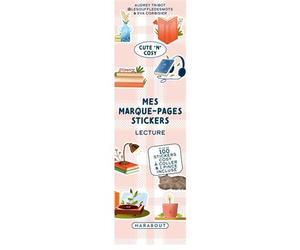Marque page stickers - Lecture - Eva Corbisier - Marabout - broché - Livre-jeu