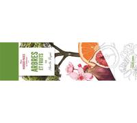 Marque-pages - Arbres et fruits - 50 marque-pages à colorier - Marta Pujol - Marie Claire - Livre-jeu