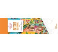 Marque-pages - Autour du monde - 50 marque-pages à colorier - Nolwenn Denis - Marie Claire - Livre-jeu