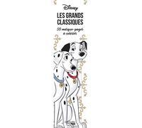 Marque-pages Disney Grands classiques - 50 marque-pages à colorier - Jean-Luc Guérin - Hachette Pratique - Livre-jeu