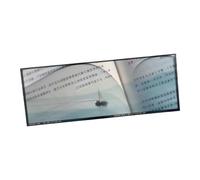 Marque-pages en acrylique Semi-transparent délicat avec thème de, parfait pour les amateurs de livres, marqueur de Page de 10cm de Long et 5cm de large, Design de mer