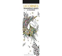Marque-pages Licornes: 50 marque-pages à colorier
