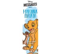 Marque-pages Messages Disney Hakuna Matata 40 marque-pages à colorier - Aurélien Carruesco - Hachette Pratique - broché - Livre-jeu