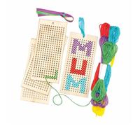 Marque-pages pour point de croix Marqueurs de livres de broderie pour débutants Adultes Ecrivain Rectangle 13cmx6cm