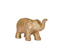 Marque-places - JOUR DE FETE - Éléphant - Paillettes Dorées - Jungle Fever - 4 pièces
