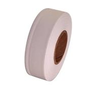Marque réfléchissante Ruban de signalisation en PVC 10 rouleaux, ruban Non adhésif, banderole fluorescente rayée, marquage des arbres for l'identification extérieure(White)