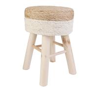 marque The Home Deco Factory Tabouret Blue Lagoon Beige