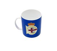Marques CyP - Deportivo de la Coruña, Mug, Tasse de petit-déjeuner, Vaisselle, Mugs originaux, Couleur bleue, Produit officiel