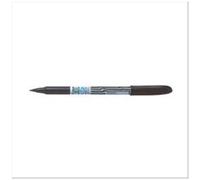 Marqueur permanent extra fin1mm pointe ogive noire boîte de 12 pièces