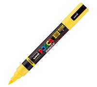 Marqueur à Base d'Eau Uni Posca PC5MBR Pointe Pinceau 1.0-4.0mm Jaune Uni Mitsubishi