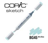 Marqueur À L'alcool Copic Sketch Bg45 Nile Blue