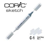 Marqueur À L'alcool Copic Sketch C1 Cool Gray No.1