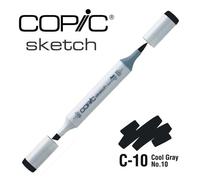 Marqueur À L'alcool Copic Sketch C10 Cool Gray No.10