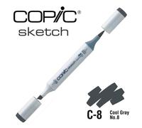 Marqueur À L'alcool Copic Sketch C8 Cool Gray No.8