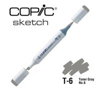 Marqueur À L'alcool Copic Sketch T6 Toner Gray No.6
