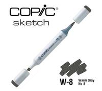 Marqueur À L'alcool Copic Sketch W8 Warm Gray No.8