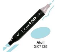 Graph'it Marqueur à alcool 7135 Atoll – Bleu