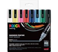 Marqueur à pigment PC-5M, étui de 4, couleurs douces