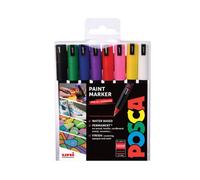 Posca Marqueurs à pigment PC1MR – Pointe extra-fine – Couleurs métallisées – Pochette de 8