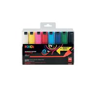 Posca Marqueur à pigment PC-7M – Pointe conique – Étui de 8