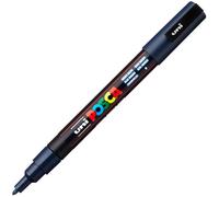 Posca Marqueur acrylique PC-3M Pointe ronde fine 1,5 mm Bleu marine
