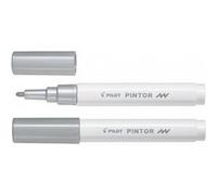 Pilot Pen – Marqueur à pigment Pintor – pointe fine – argent