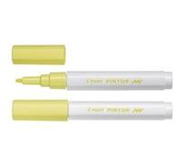 Pilot Marqueur À Pigment Pintor, Fin, Jaune Pastel