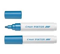Pilot Marqueur À Pigment Pintor, Medium, Bleu Métal