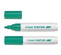 Marqueur pilot pintor peinture base d'eau ultra-couvrante toutes surfaces pointe moyenne coloris vert