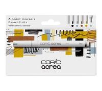 Marqueur acrea 'Essentials', set de 6