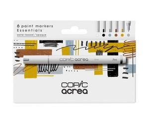 Marqueur acrea 'Essentials', set de 6