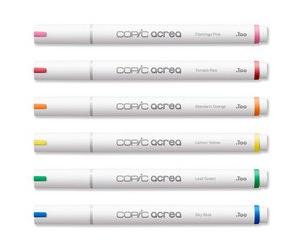 Marqueur acrea 'Vivid', set de 6